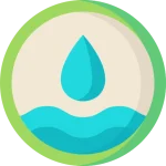 Icône filtration de l'eau