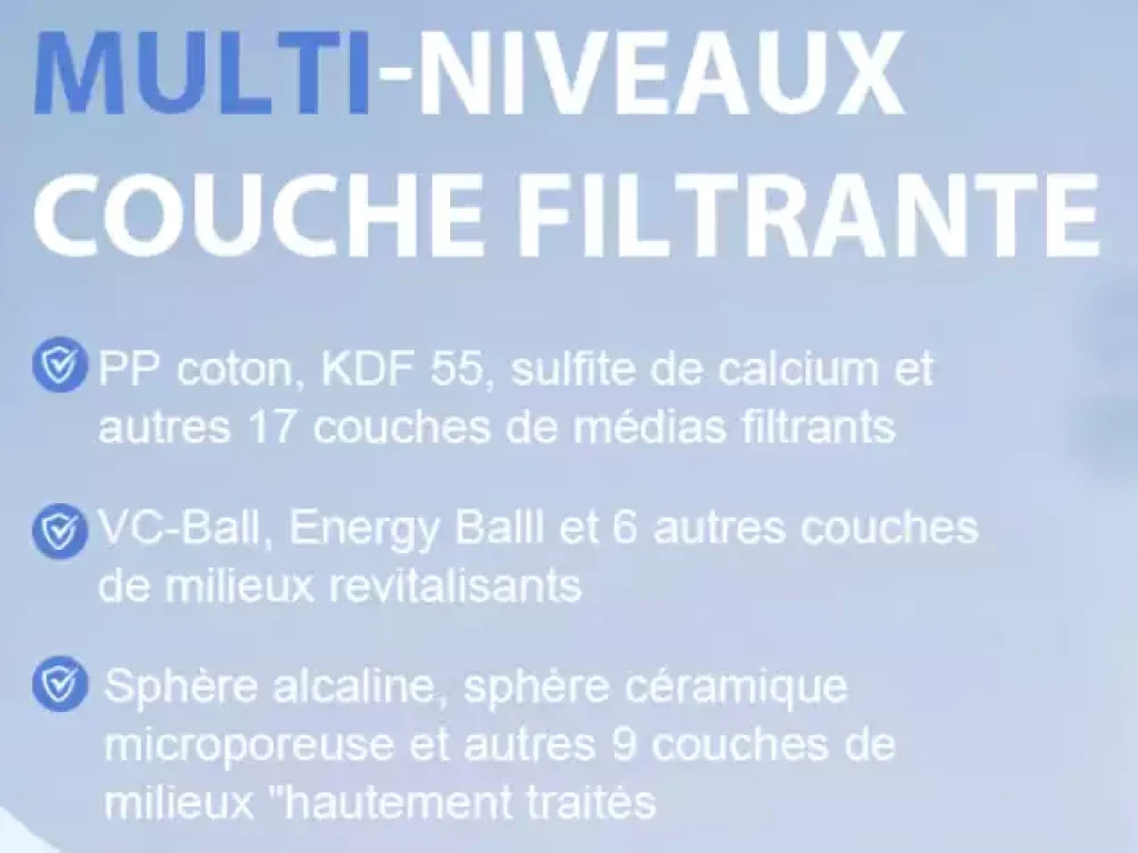 Système de filtration avancé multi-niveaux