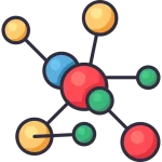 Icône molécule PFAS